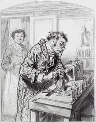 Le Tour, Plate 14 from Les Toquades